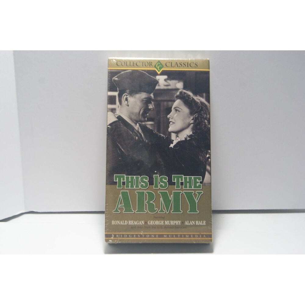 This Is The Army (VHS Tape, 1943) Ronald Reagan BRAND NEW SEALED Romance